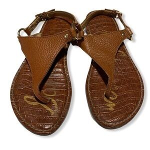 Sam Edelman Brown Leather Sandals Size 6.5